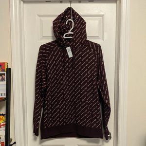 American Eagle AE Men's Heavy hoodie small text design Purple…